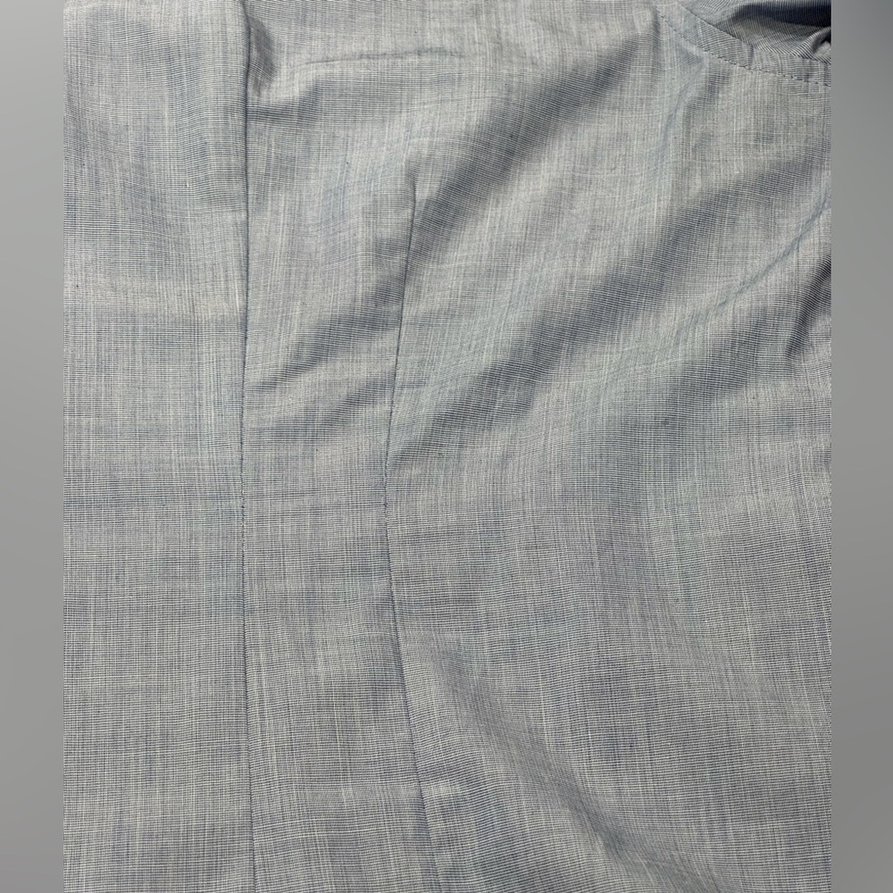 Plus Size Euc Talbots Fitted Blue Button Front 10… - image 8